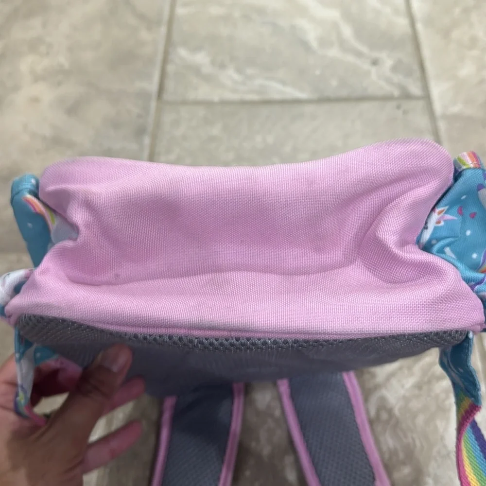 Pottery Barn‎ Kids Mackenzie Aqua Unicorn Parade mini Backpack.